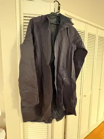 Factelier 초고밀도 나일론 워터프루프 코트(블랙)