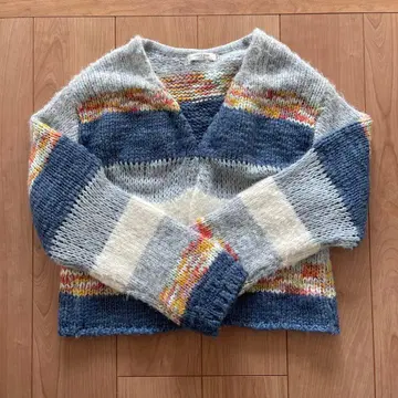 프릭스토어 믹스 니트 가디건