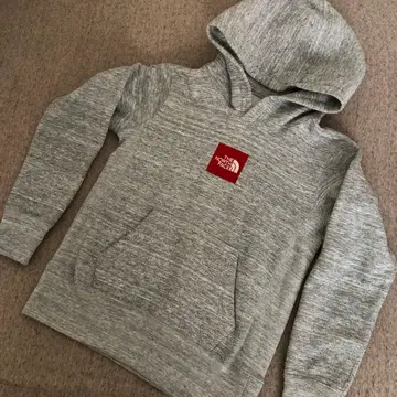 THE NORTH FACE 그레이 후드 부착 후드티 S