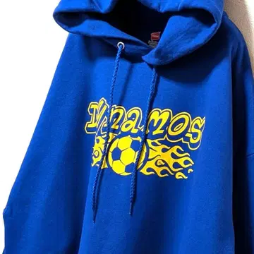 헤인즈 다이나모스#1 후드 맨투맨 블루 파랑 XL 구제 의류