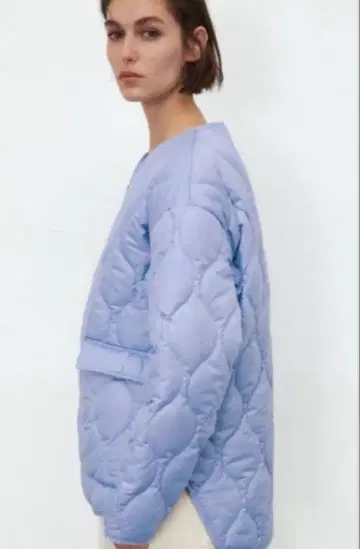 ZARA 오버 사이즈 퀼팅 패딩 자켓