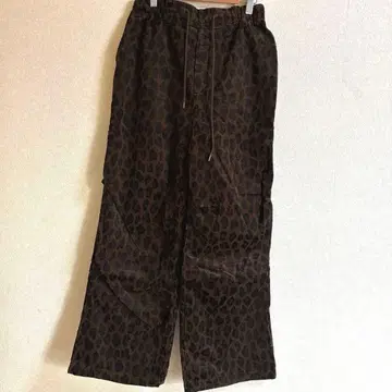 니코앤드 niko and 레오파드 무늬 코듀로이 팬츠 F