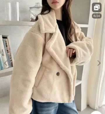 [ Eclat one ] 테디 보아 숏 P 코트 자켓