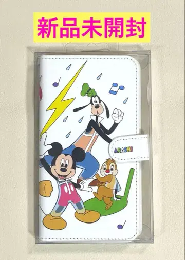 폭풍을 여행하는 전시회 미키 스마트폰 케이스 L 화이트