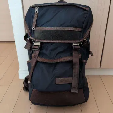 마스터피스 네이비 나일론 백팩