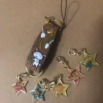 짱구는 못말려(크레용 신짱) 시로 야키소바 스트랩 참