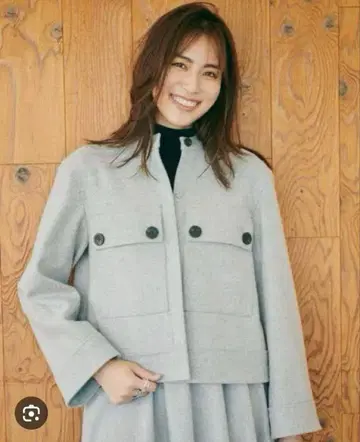 #Newans 사사가 유리 씨 콜라보 노카라 자켓