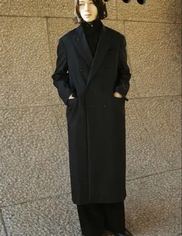 LIDNM 더블 브레스티드 체스터 더블 체스터 코트