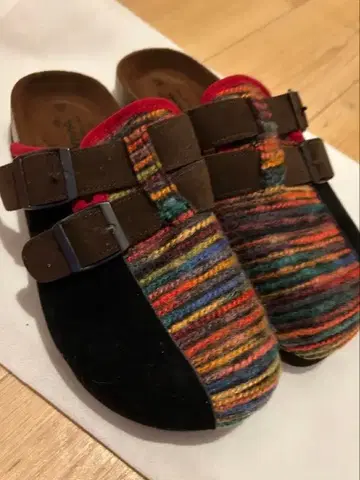 미사용 차이하네 샌들 사보 슬립온