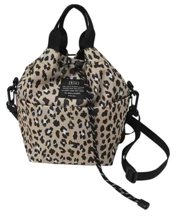 KiU 숄더백 레오파드