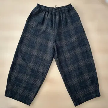 Quotidienne 코디안느 체크 무늬 팬츠 프렌치 브뤼