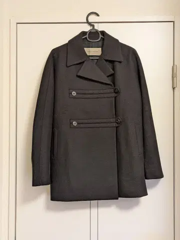 PLAIN PEOPLE 네이비 울 차이나 코트