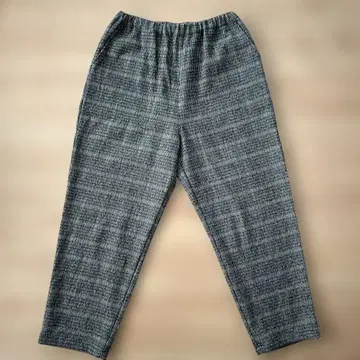 merci 메르시 캐주얼 체크 무늬 팬츠 프렌치 브뤼