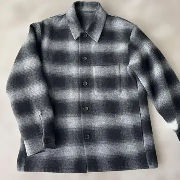 유니클로 더블 페이스 셔츠 자켓 M