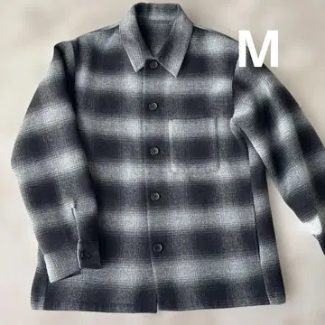 유니클로 더블 페이스 셔츠 자켓 M