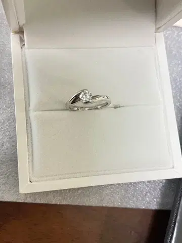 GINZATANAKA 0.353ct 반지 반지 정가 320,000엔