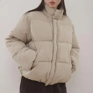 MUHET 모듬 충전솜 숏 기장 블루종