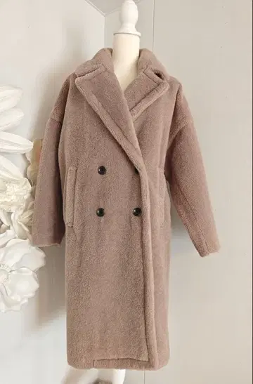 JEANASIS 보아 체스터 코트 테디베어 코트