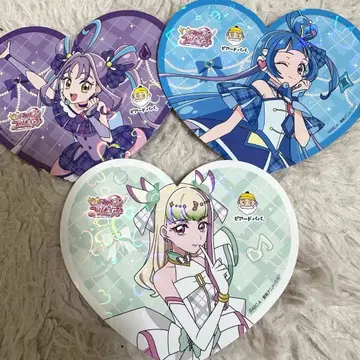 비어드 파파 프리큐어 슈 키라키라! 종이 소재 코스터 (3종)