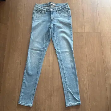 리바이스 711 스키니 데님 27 라이트 블루