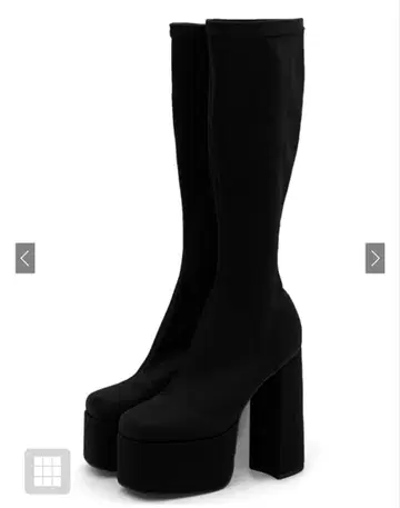 울트라 스트레치 청키힐 롱 부츠 [zr1238] 23cm