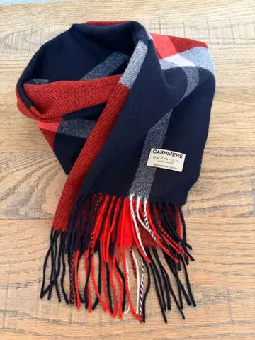 캐시미어 체크 무늬 머플러 유나이티드 애로우즈