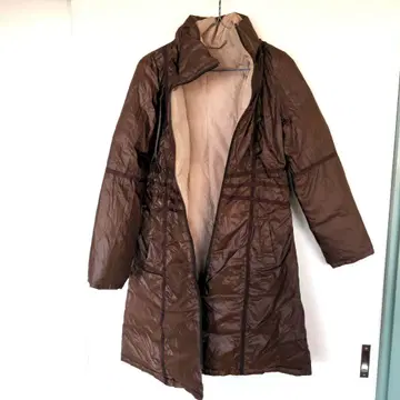 다운 자켓 롱 기장 리버서블