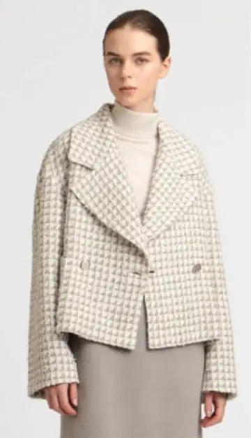 띠어리 럭스 2023 트위드 자켓 38 새상품급 83,000