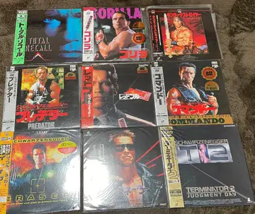 레이저 디스크 슈왈제네거 프레데터 코만도 외 9매 세트
