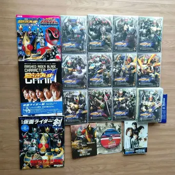 가면라이더 블레이드 DVD 12권 극장판 DVD 캐릭터 북 세트