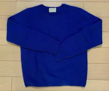 UNITED ARROWS 블루 크루넥 니트 스웨터 (작은 사이즈)