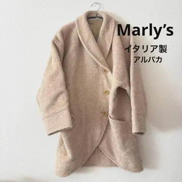 Marly's 말리스 알파카 롱 코트 이탈리아제