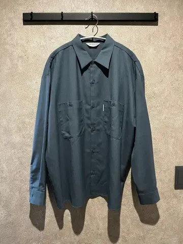 쿠티 COOTIE 셔츠 스모크 블루 M 사이즈