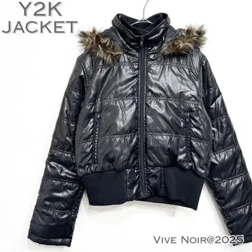 Y2K 탈부착 후드 부착 충전솜 자켓