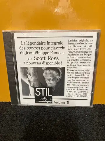 Scott Ross: 라모 클라비생 모음집 제1권