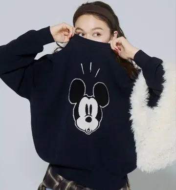 coca 미키마우스 니트 (완판) L 사이즈 네이비