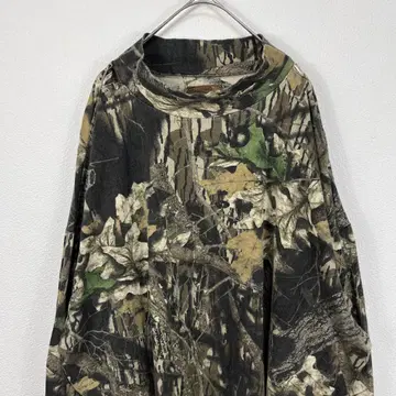 USA 구제 의류 duxbak 카모플라쥬 리얼트리 카모플라주 하이넥 롱T