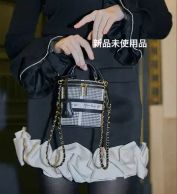 Herlipto HLT 자카드 미니 바니티 백