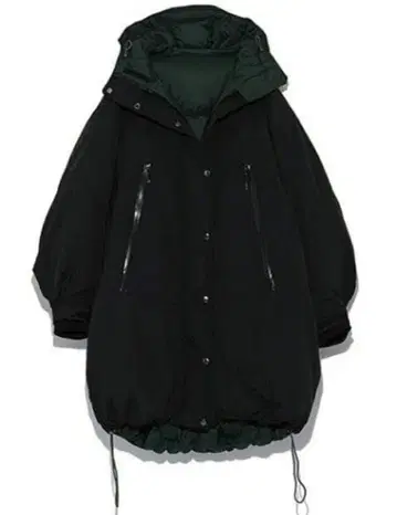 SNIDEL 블랙 다운 자켓