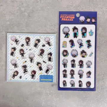 주술회전 팬텀 퍼레이드 통통 스티커 바스락 아크릴 시트