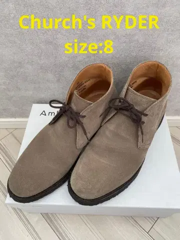 처치스 스웨이드 처카 부츠