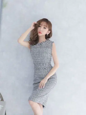 [ ERUKEI 엘케이 ] 트위드 미니 드레스