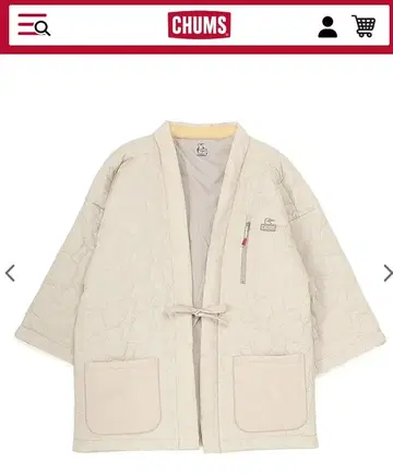 CHUMS 퀼팅 반텐