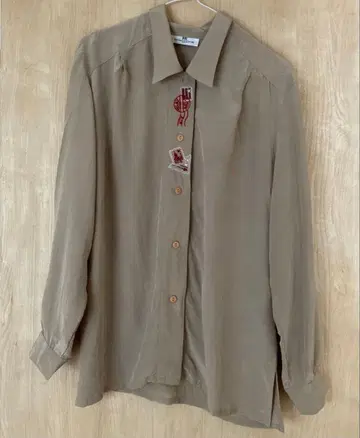 여성용 긴팔 블라우스 실크 100%