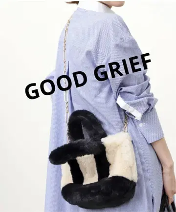 새상품급! L'Appartement GOOD GRIEF 퍼 토트백 S