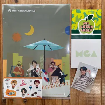 미세스 제일복권 H상 클리어 파일 스티커 시트 입체 메모 익명 배송