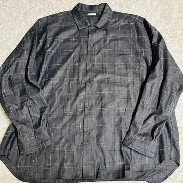 [컨디션 최상] SEEALL 오버 사이즈 클래식 체크 셔츠 24ss XL