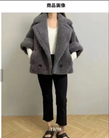 rnyroom21 베어 테일러드 코트 숏 테디 투모로우랜드 IENA