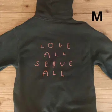 후지이 카제 LASA 후드티 M 사이즈 후디