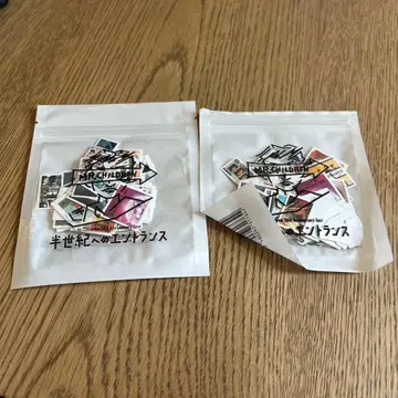 Mr.Children 반세기 엔터런스 플레이크 씰 2점